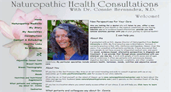 Desktop Screenshot of naturopathichealthconsultations.com